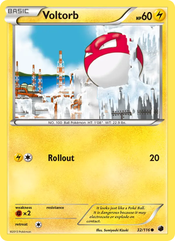 Voltorb — Plasma Freeze card #32