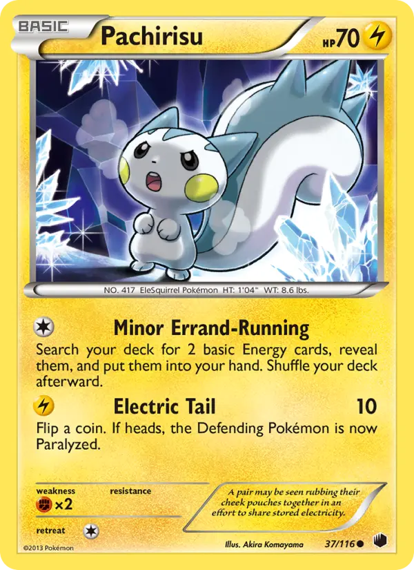 Pachirisu — Plasma Freeze card #37
