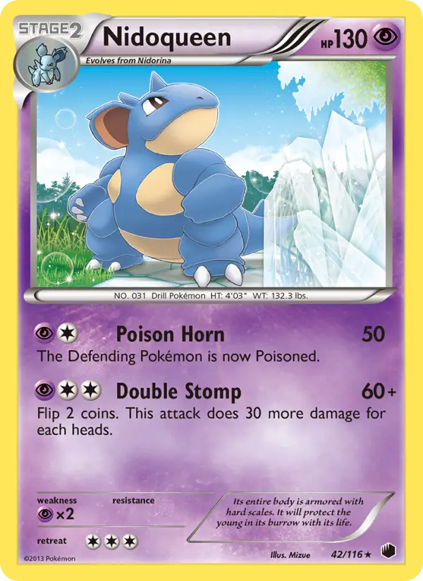 Nidoqueen — Plasma Freeze card #42