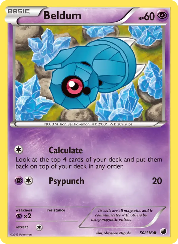 Beldum — Plasma Freeze card #50