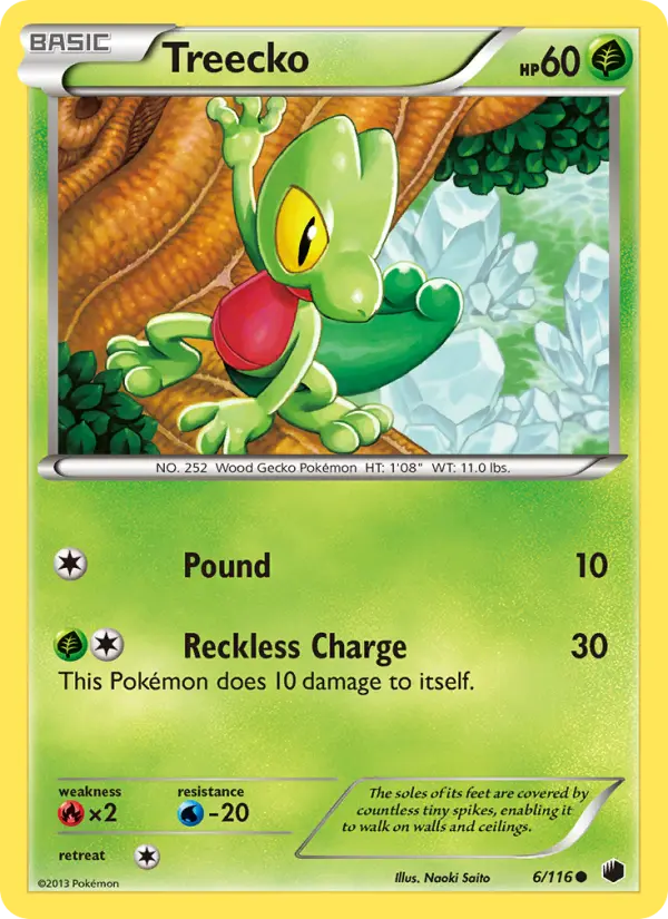 Treecko — Plasma Freeze card #6