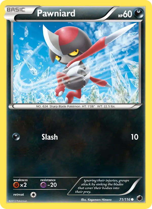 Pawniard — Plasma Freeze card #71