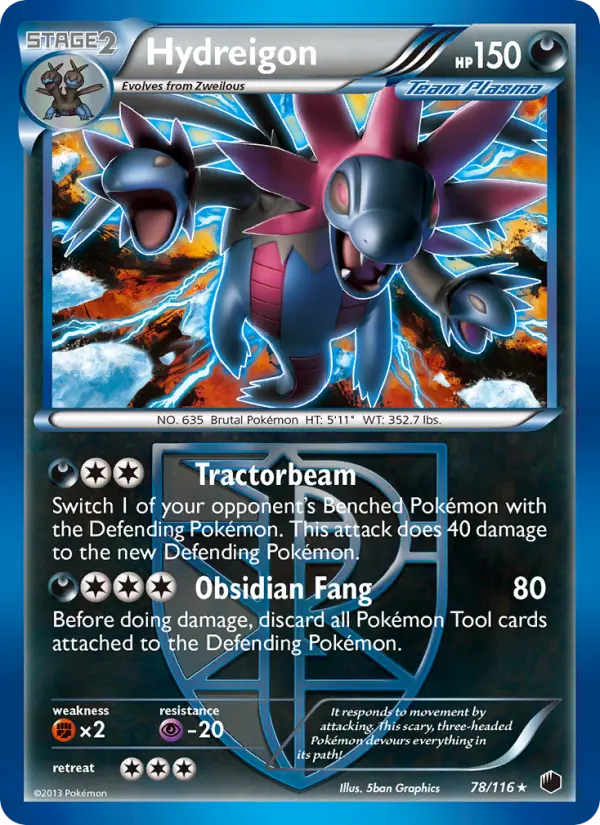 Hydreigon — Plasma Freeze card #78