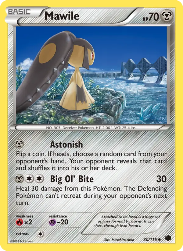 Mawile — Plasma Freeze card #80