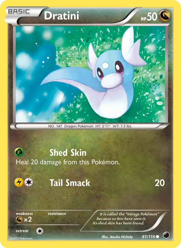 Dratini — Plasma Freeze card #81