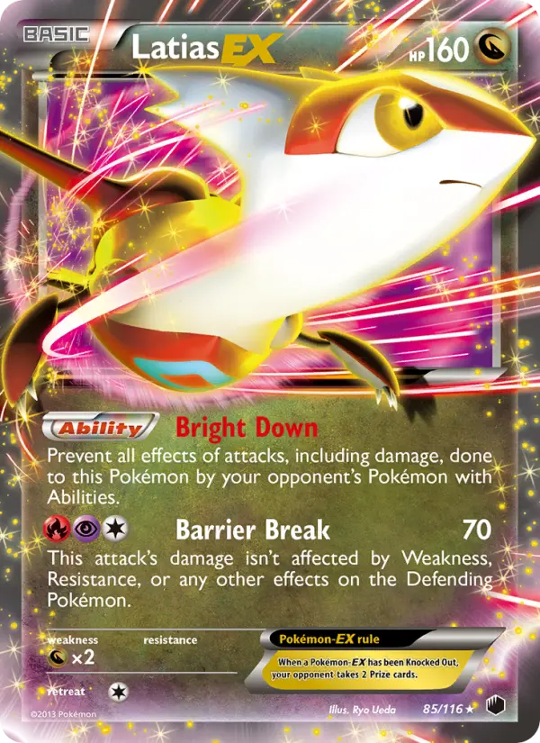 Latias-EX — Plasma Freeze card #85