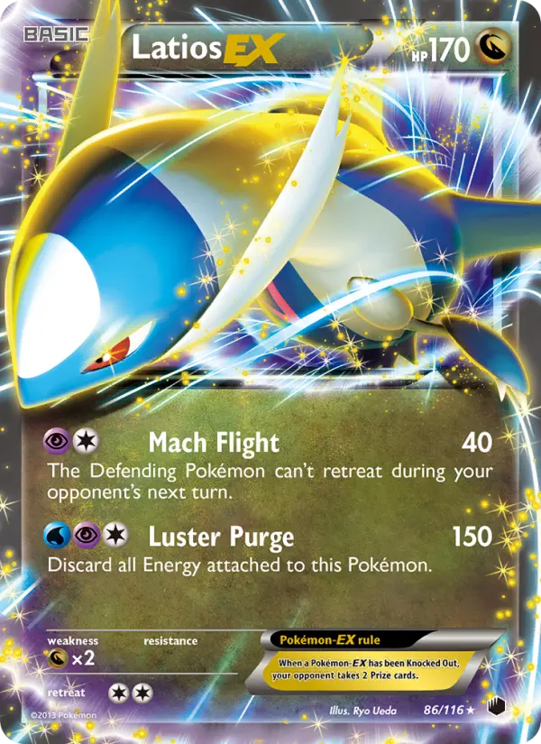 Latios-EX — Plasma Freeze card #86