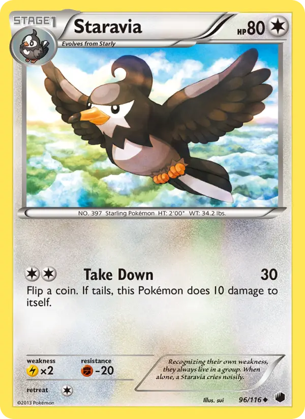 Staravia — Plasma Freeze card #96