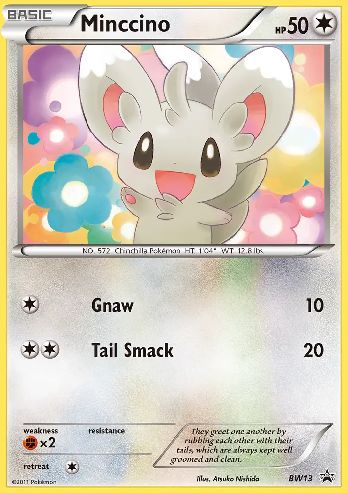 Minccino — BW Black Star Promos card #BW13