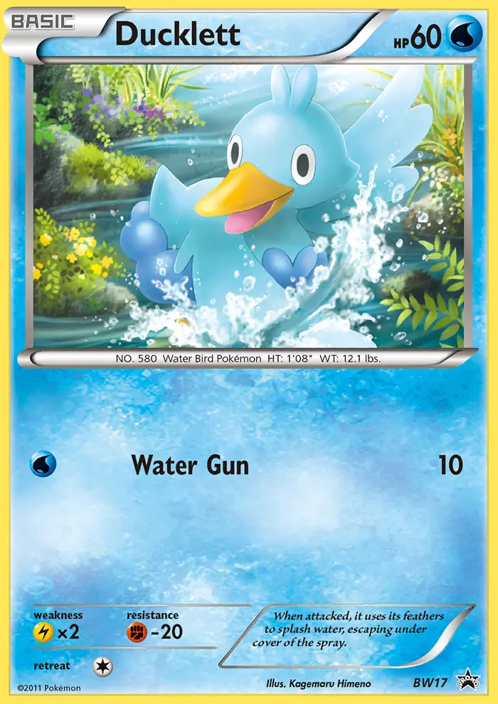 Ducklett — BW Black Star Promos card #BW17