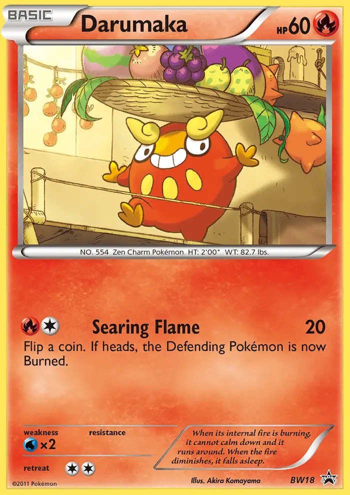 Darumaka — BW Black Star Promos card #BW18
