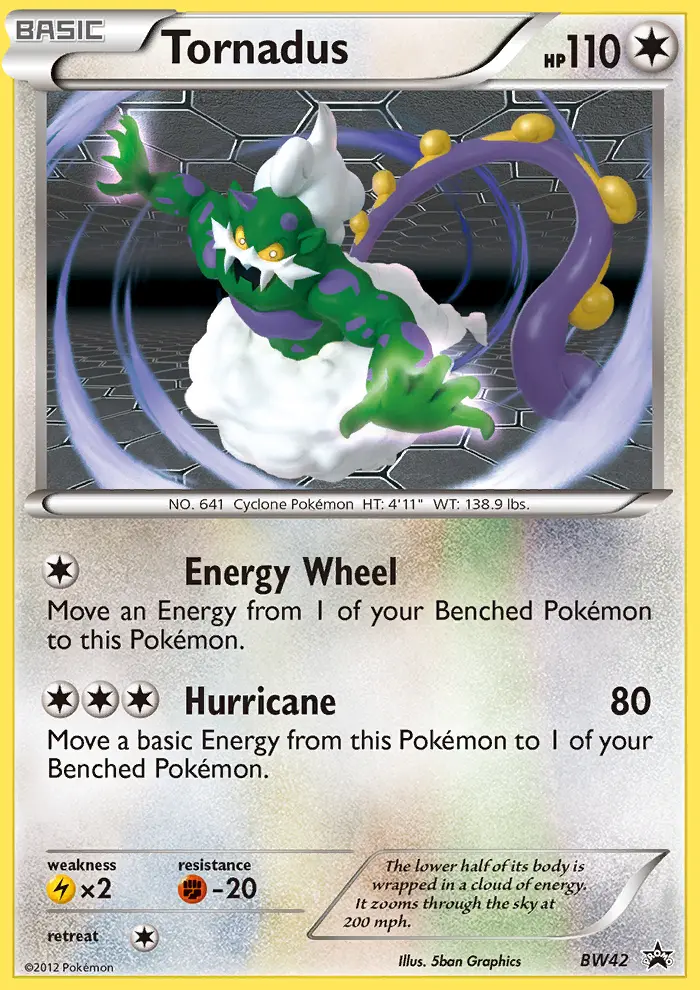 Tornadus — BW Black Star Promos card #BW42