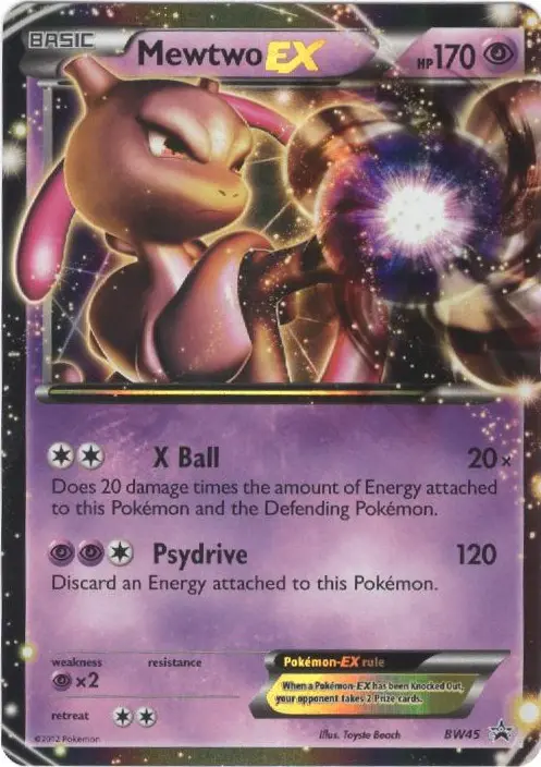Mewtwo-EX — BW Black Star Promos card #BW45