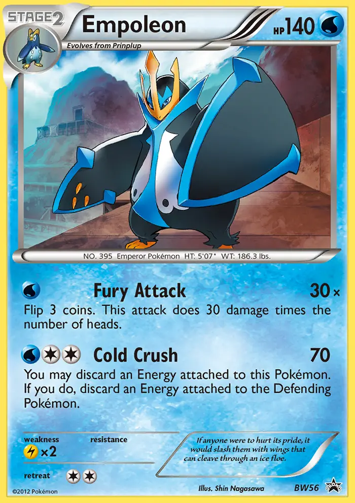 Empoleon — BW Black Star Promos card #BW56