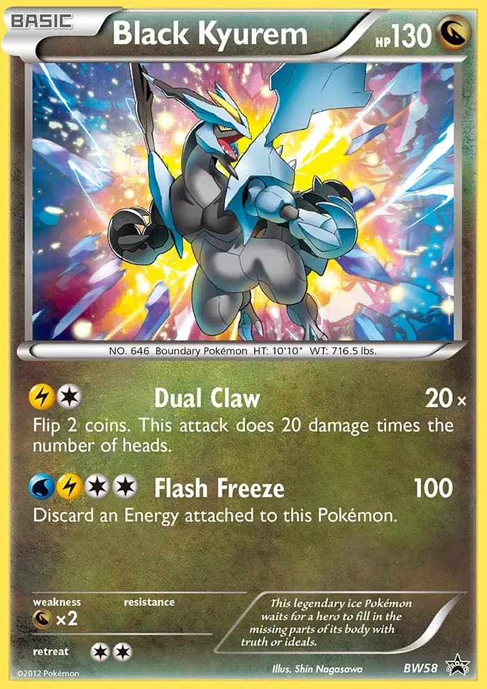 Black Kyurem — BW Black Star Promos card #BW58
