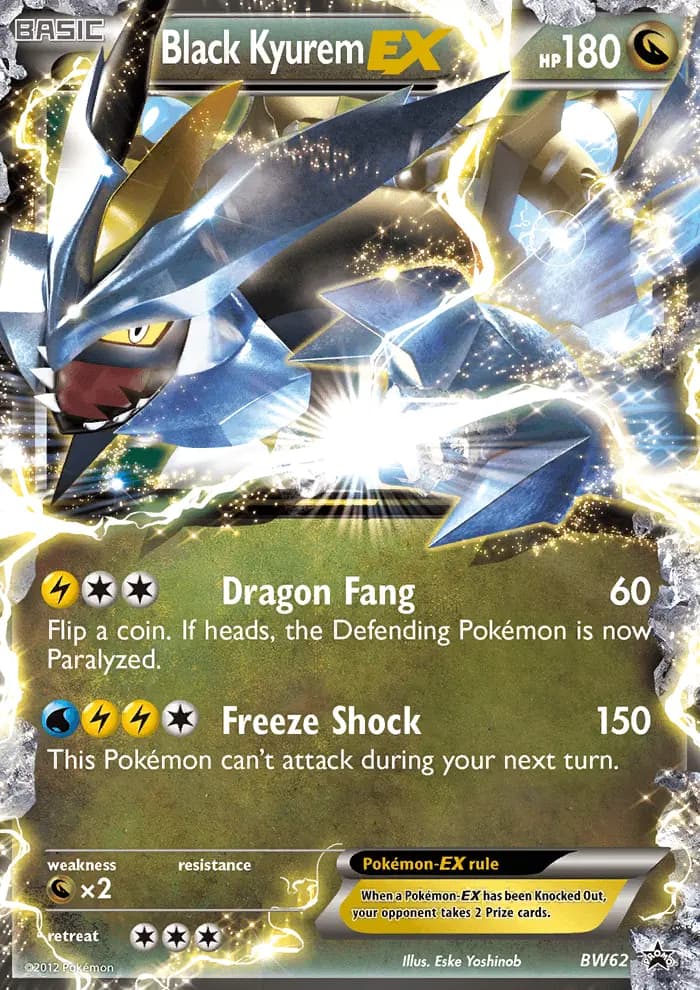 Black Kyurem-EX — BW Black Star Promos card #BW62