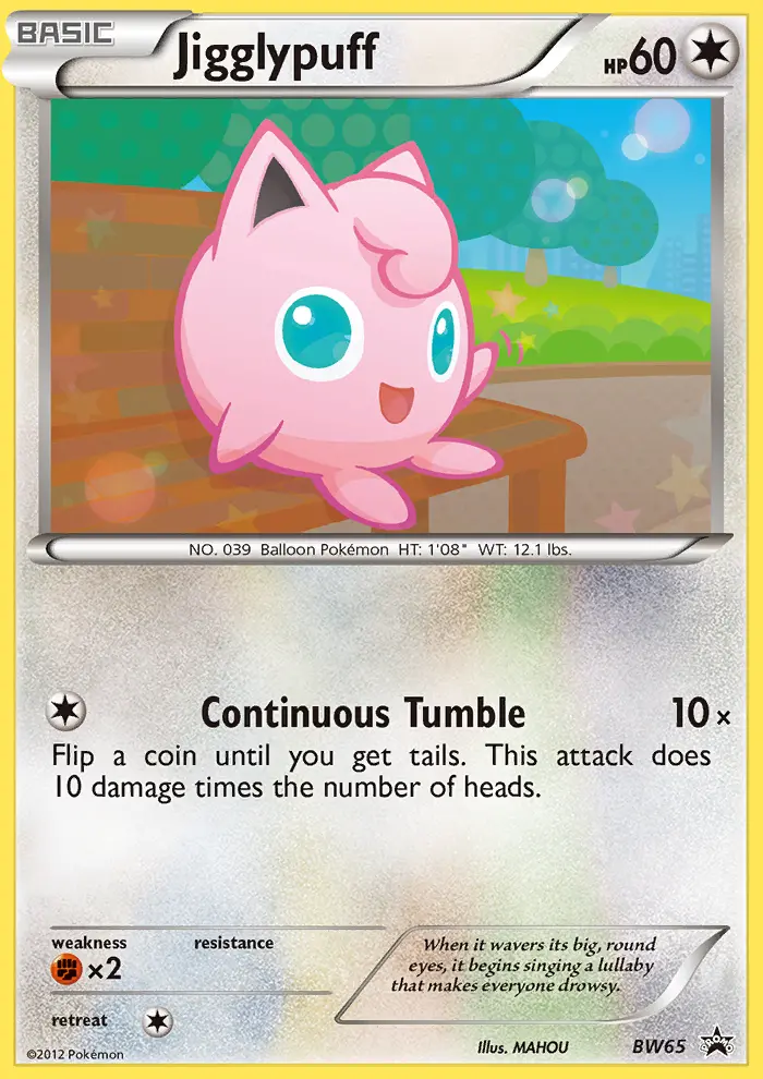 Jigglypuff — BW Black Star Promos card #BW65