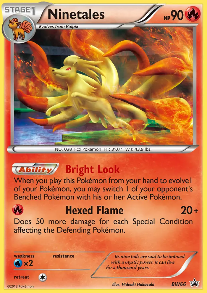 Ninetales — BW Black Star Promos card #BW66