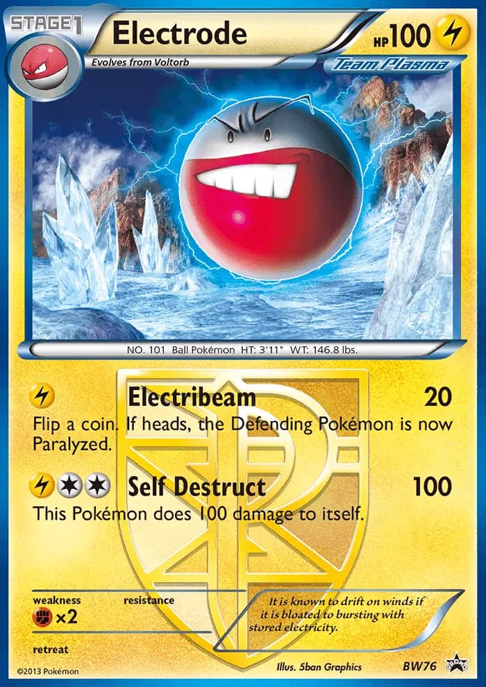Electrode — BW Black Star Promos card #BW76