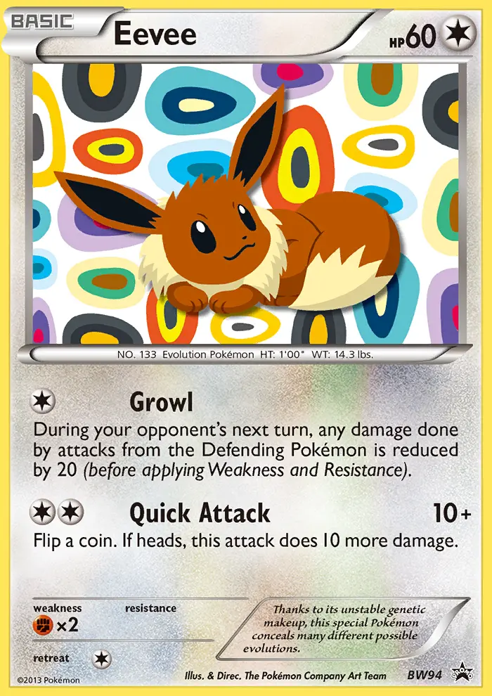 Eevee — BW Black Star Promos card #BW94