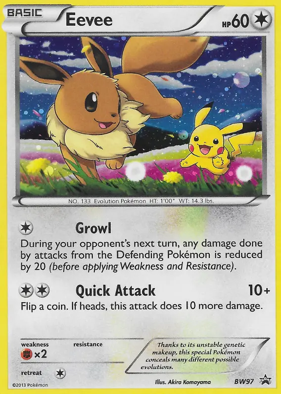 Eevee — BW Black Star Promos card #BW97