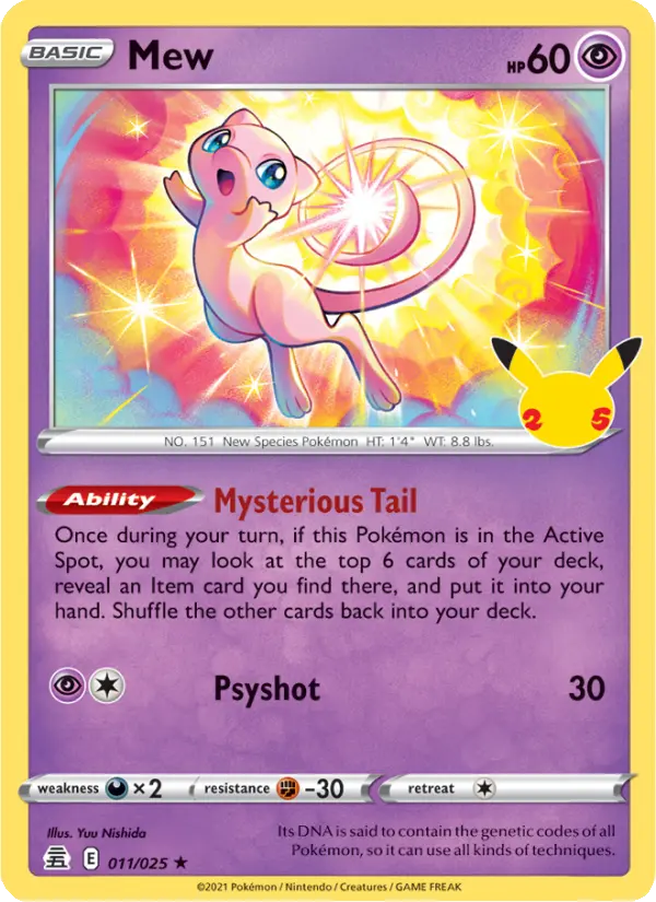 Mew — Celebrations card #11
