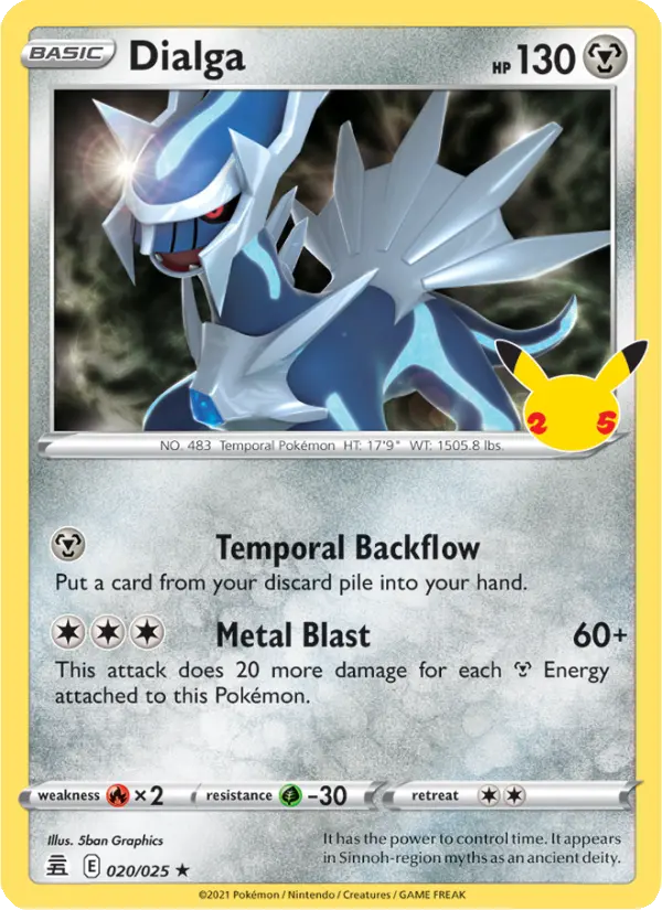Dialga — Celebrations card #20
