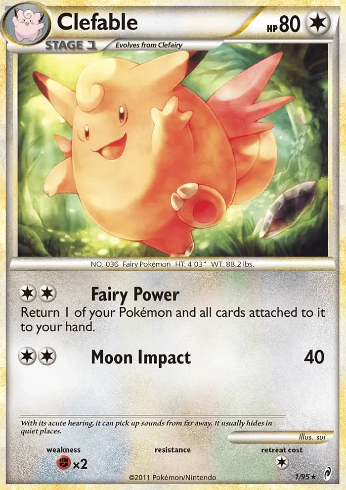 Clefable — Call of Legends card #1