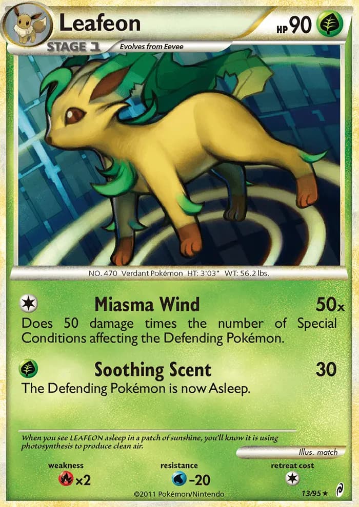 Leafeon — Call of Legends card #13