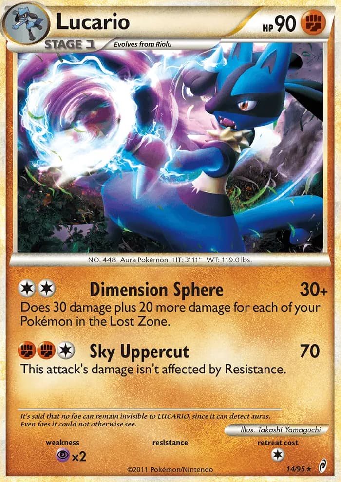 Lucario — Call of Legends card #14