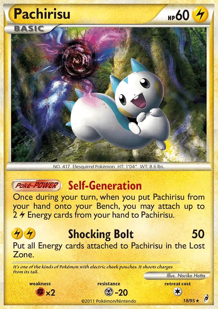 Pachirisu — Call of Legends card #18