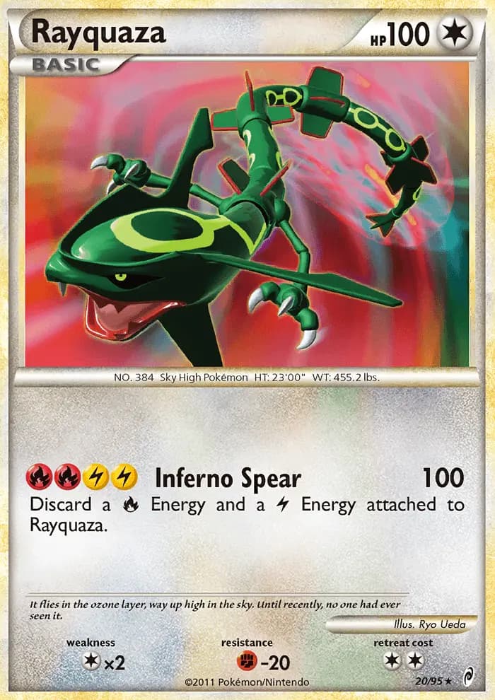 Rayquaza — Call of Legends card #20
