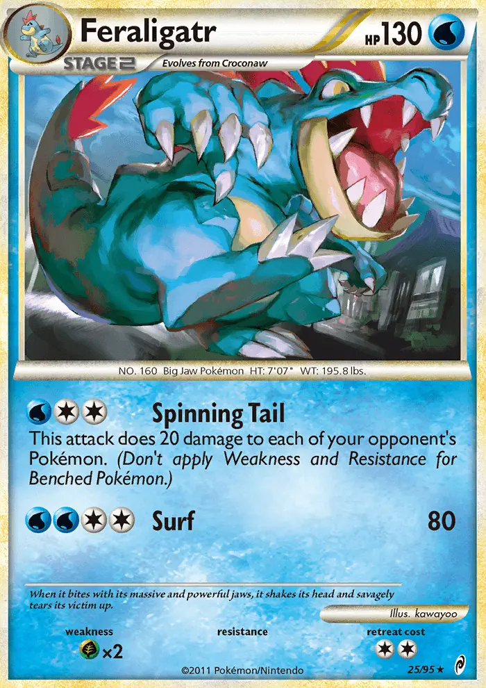 Feraligatr — Call of Legends card #25