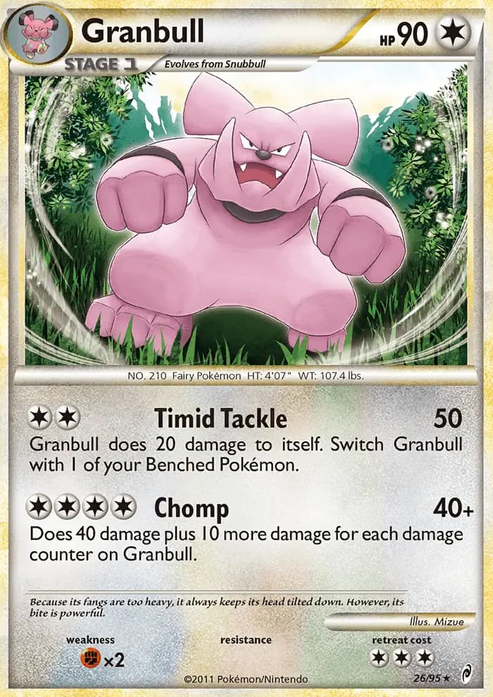Granbull — Call of Legends card #26