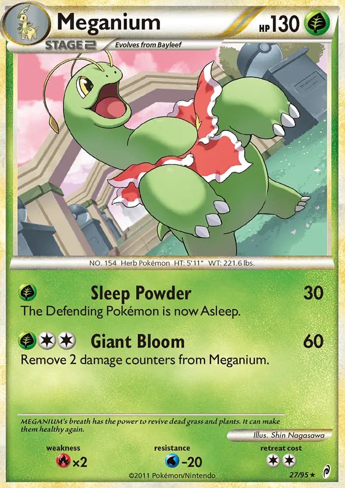 Meganium — Call of Legends card #27
