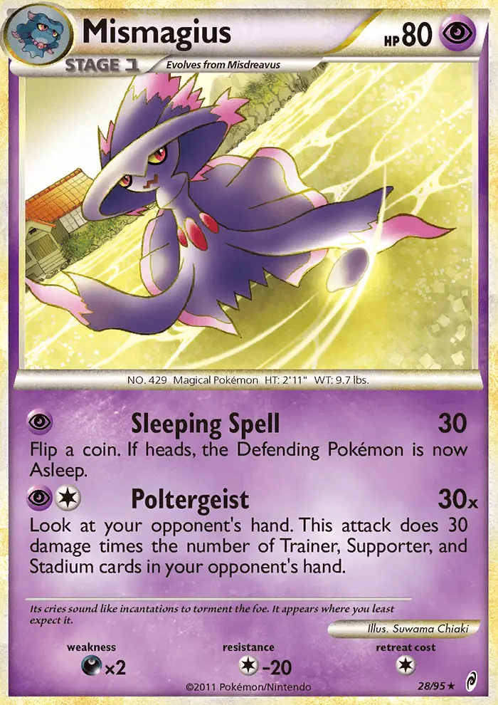 Mismagius — Call of Legends card #28