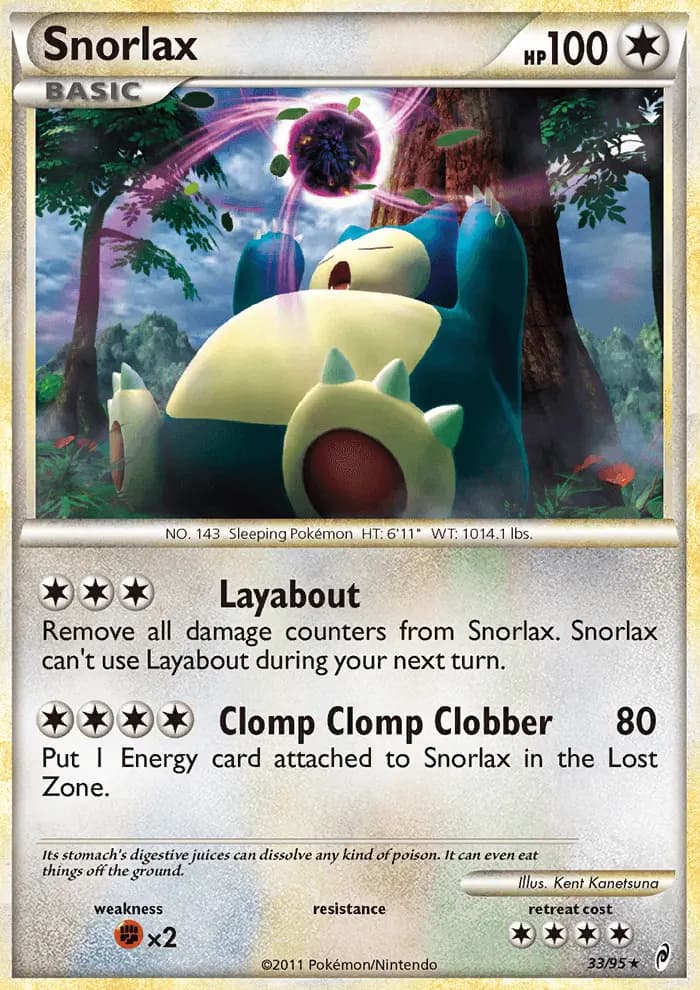 Snorlax — Call of Legends card #33