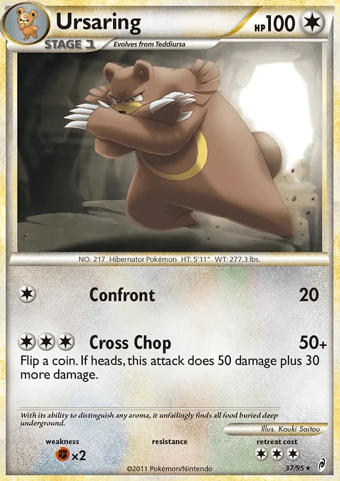 Ursaring — Call of Legends card #37