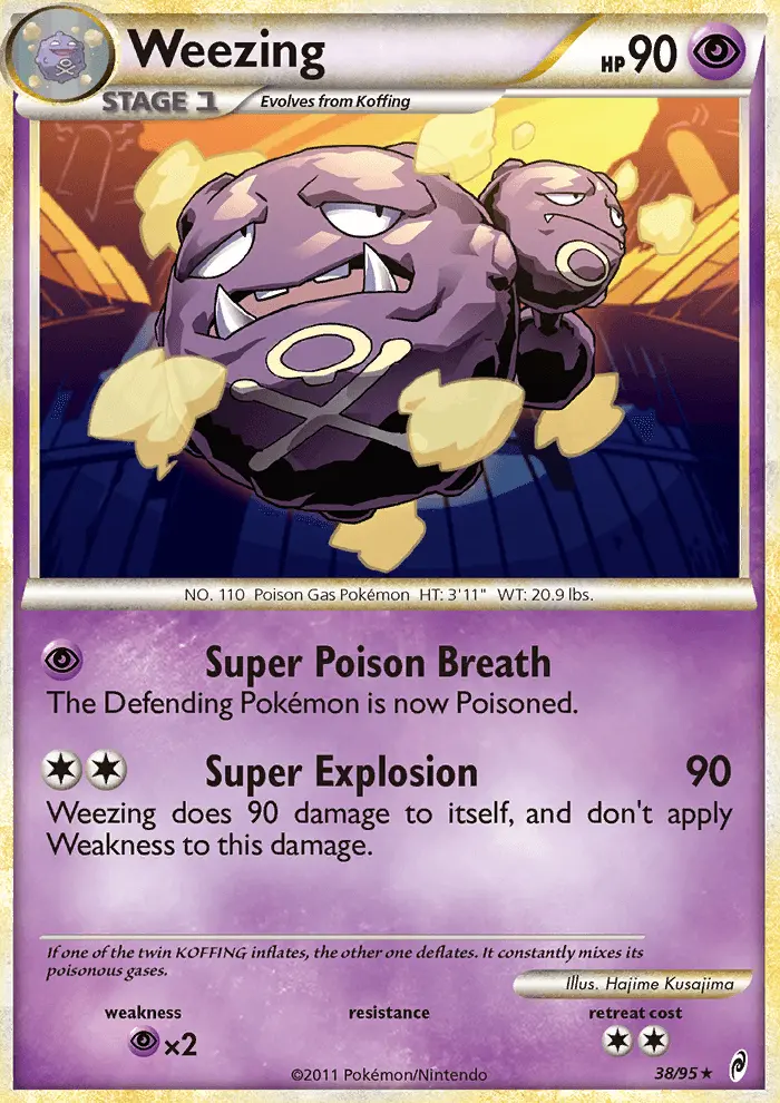 Weezing — Call of Legends card #38