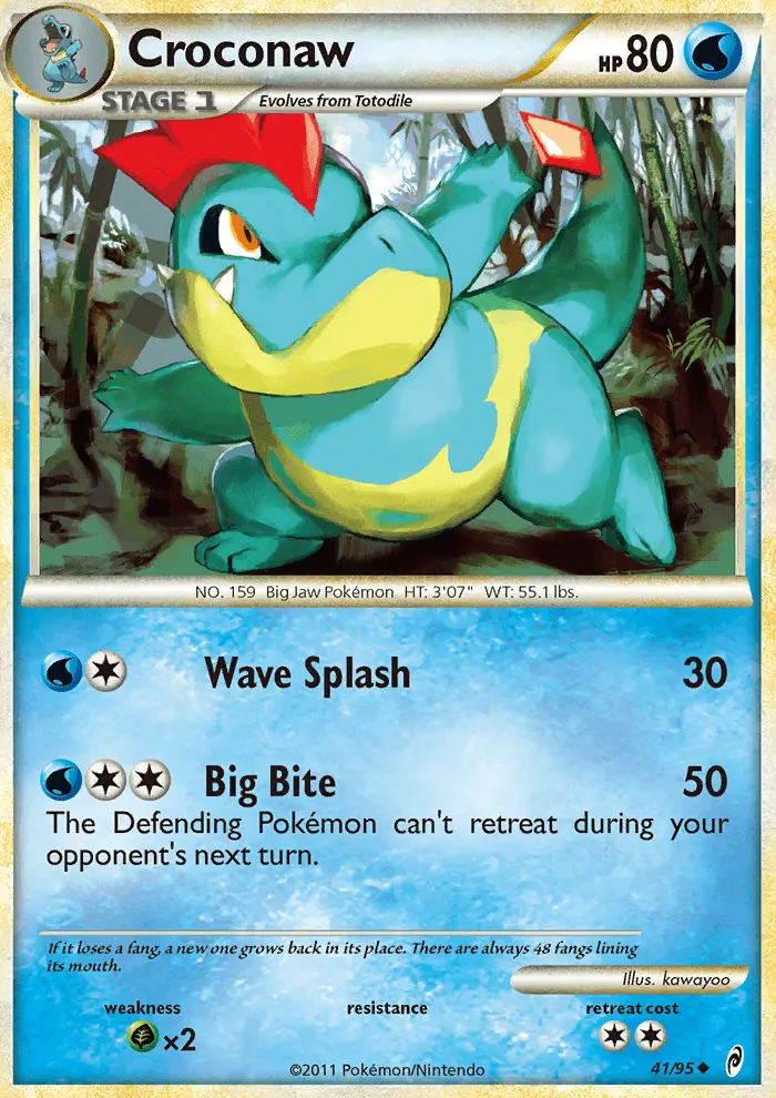 Croconaw — Call of Legends card #41