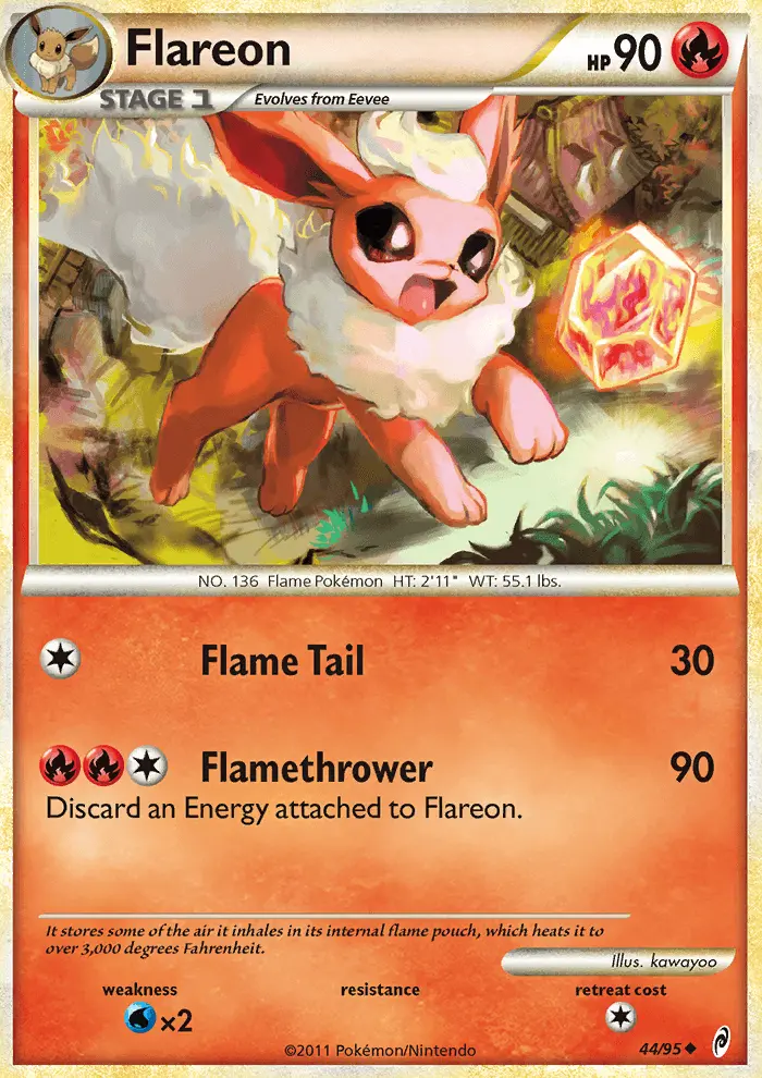 Flareon — Call of Legends card #44