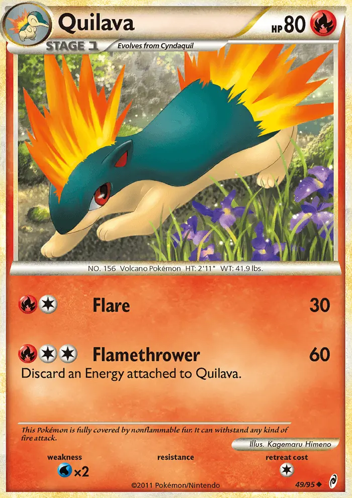Quilava — Call of Legends card #49