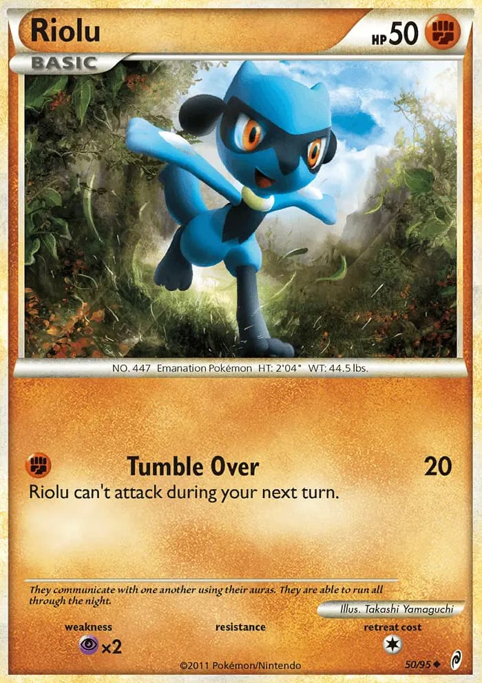 Riolu — Call of Legends card #50
