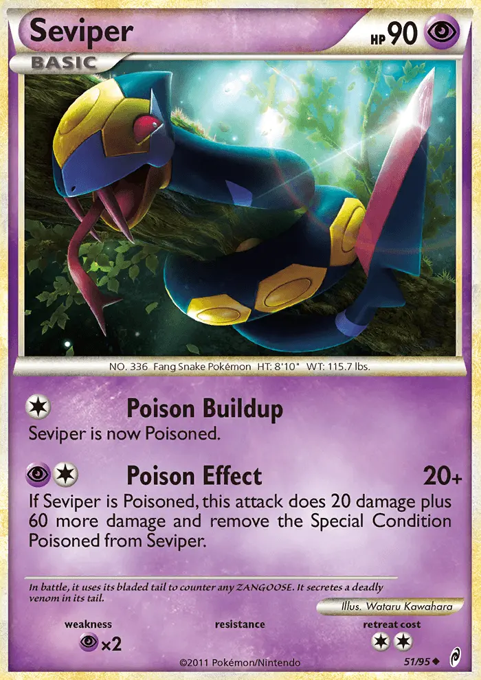 Seviper — Call of Legends card #51