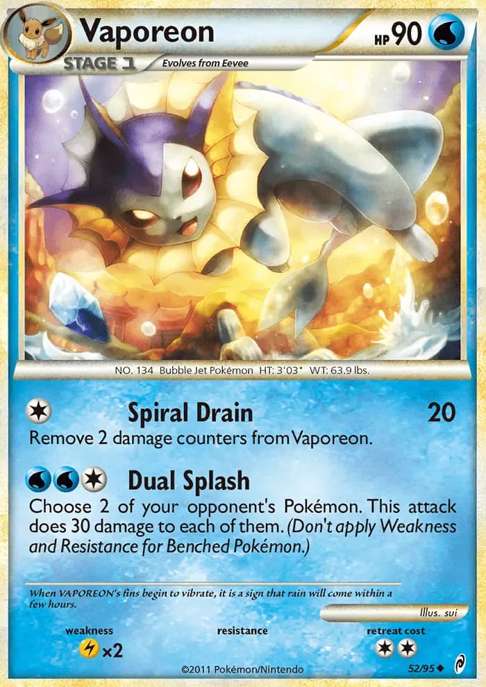 Vaporeon — Call of Legends card #52