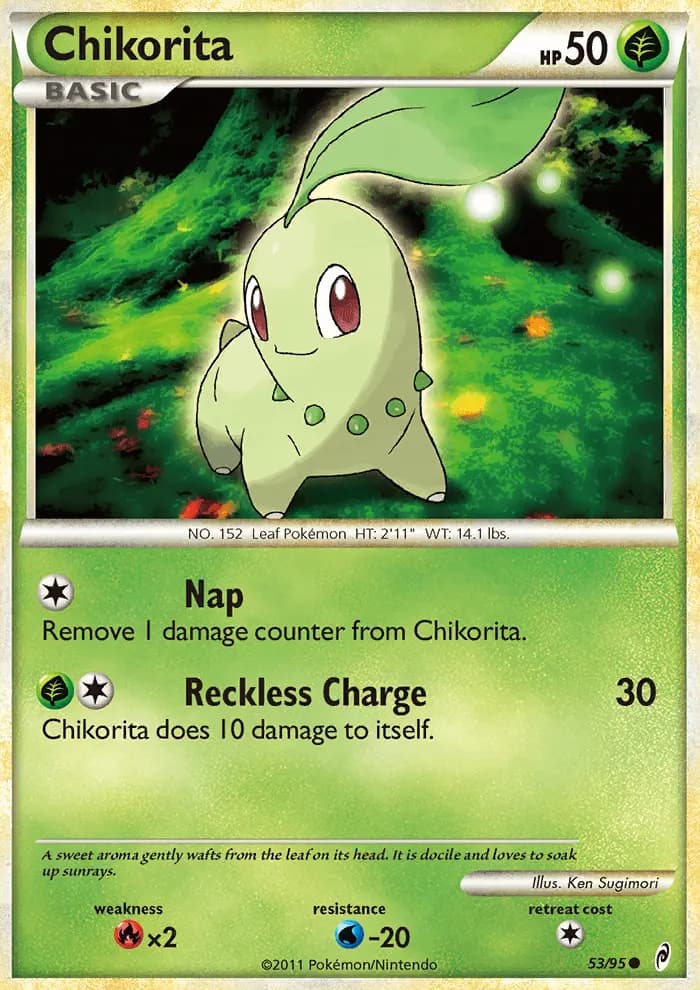 Chikorita — Call of Legends card #53