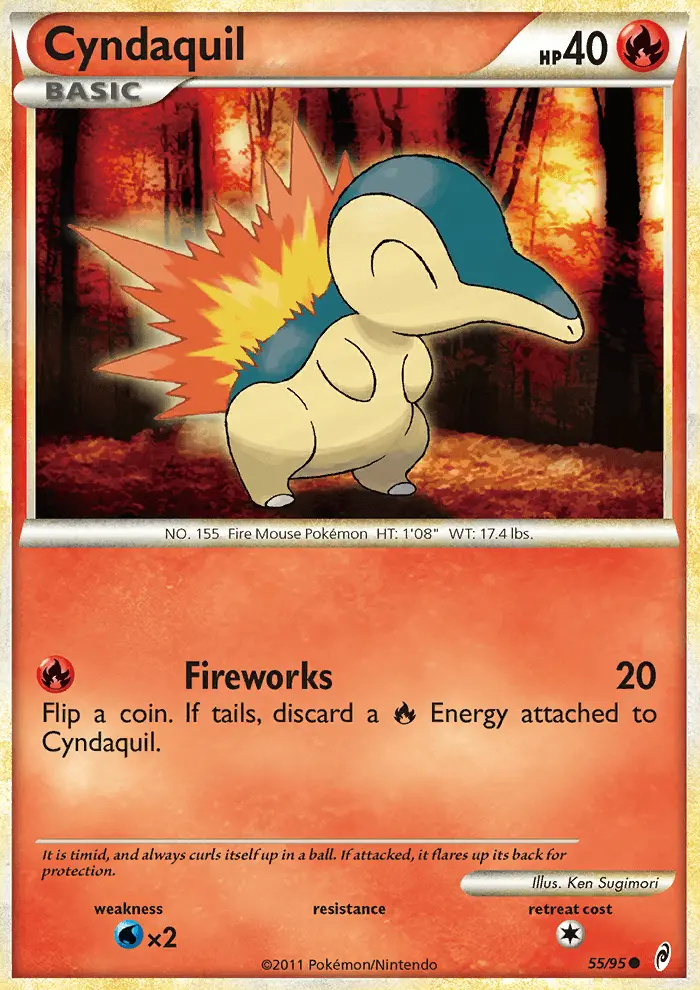 Cyndaquil — Call of Legends card #55