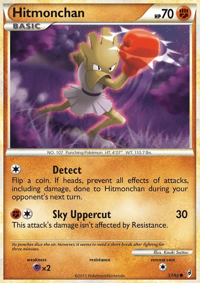 Hitmonchan — Call of Legends card #57