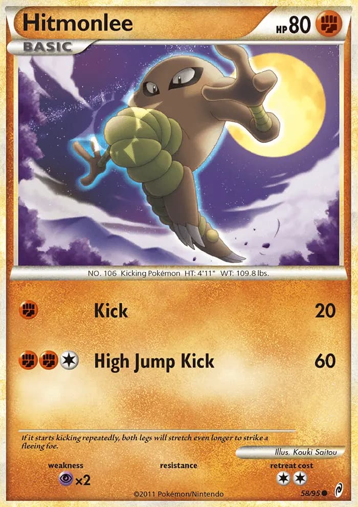 Hitmonlee — Call of Legends card #58