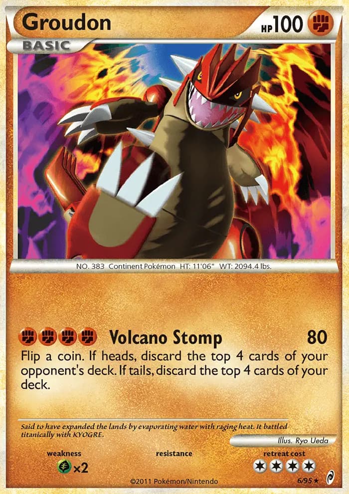 Groudon — Call of Legends card #6